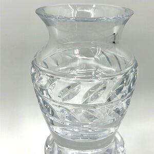 Miller Rogaska Crystal Vase Richmond 5" Art Glass Signed